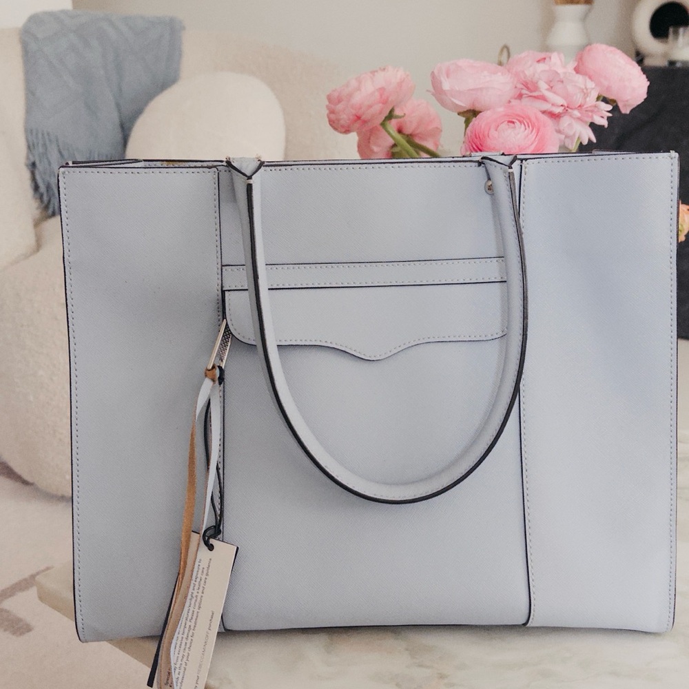 Rebecca Minkoff MAB Medium Soft Blue Tote Bag